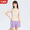 Traje de baño para niñas 2026 Nuevo estilo Traje de baño de dos piezas para niños mayores, niñas de secundaria, Traje de baño conservador de entrenamiento para el verano