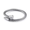 Pulsera de alambre de acero con clavos nueva, directa de fábrica, joyería de metal de acero inoxidable con personalidad simple europea y americana