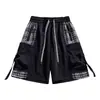 Pantalones cortos de trabajo de marca de moda para hombre, de verano, multibolsillos, estilo americano, funcionales, holgados, de pierna recta, hasta la rodilla, deportivos casuales