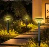 Luminária de Chão Solar Transfronteiriça para Exterior Ultrabrilhante Impermeável para Pátio Paisagístico Refletor LED Iluminação Lâmpada de Gramado