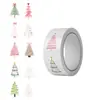 500 Hojas/Rollo Pegatinas de Árbol de Navidad Festivas Pegatinas de Recompensa para Niños Decoración de Regalo para Computadora Taza de Agua Pegatinas de Sellado