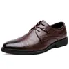 Sapatos Masculinos de Couro Sapatos Masculinos de Couro Formais de Negócios com Três Ilhós Respiráveis Resistentes ao Desgaste Sapatos para o Trabalho e o Dia a Dia Estilo Britânico Tamanho Grande Sapatos Masculinos