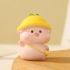 Miniadorno creativo de coche Doudou Piggy, muñeco de descompresión hecho a mano, juguete de resina, artesanía, regalo para estudiantes
