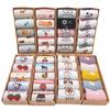 Calcetines mujer 5 pares de caja otoño e invierno Nuevo tubo japonés calcetines de algodón para dama color caramelo poliéster algodón calcetines de mujer una generación de cabello