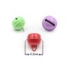 Atacado 22mm Laqueado Colorido Pequenos Sinos Metal Pet Chapinha Cobre Bico de Pato 14mm Acessórios de Joalheria Cobre
