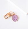 Llavero Smiley de Color Transfronterizo Colgante Pequeño Nuevo Colgante para Bolso Accesorios Llavero de Metal Regalo de Año Nuevo