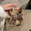 Nueva Pulsera de Felpa de Leopardo Adecuada para Colgar en el Teléfono Móvil, Audífonos, Colgante de Bolsa, Otoño e Invierno para Mujer, Popular en Internet