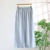 Chaleco sin mangas de gasa de algodón puro para mujer, Shorts holgados de gasa de algodón de doble capa con cuello redondo, Estilo dulce y fino que se puede usar afuera