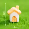 Micro Paisaje Creativo Lindo Dibujo Animado Mini Casa Jardinería Paisajismo Decoraciones DIY Accesorios Miniatura Adornos Pequeños