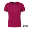 Verão Malha Esportiva Secagem Rápida Roupas Gola Redonda Camisa Publicitária Manga Curta Roupa de Trabalho Camiseta Logo Personalizado Roupa de Trabalho Camisa Cultural