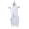 Juguete Colgante Eléctrico de Fantasma para Halloween Accesorio de Broma Bar Casa Embrujada Decoración de Escena de Terror Calavera Brillante