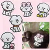 Pegatinas de Felpa Personalizadas para el Cabello, Pegatinas para Flequillo Suelto, Regalos Culturales y Creativos para Salas de Transmisión en Vivo, Pegatinas Divertidas de Velcro, Pegatinas Adhesivas para Flequillo
