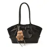 Bolsa Tote Transfronteriza Bolsa de Gran Capacidad para Viajes Diarios Bolso Cesta Texturizado de Moda para Mujer Bolso de Mano para el Brazo Hombro Único