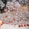 Pegatinas de Arte para Uñas de Conejito de Navidad Nuevo Árbol de Navidad en Relieve Muñeco de Nieve Tridimensional Nieve para Uñas Decoración de Dibujos Animados