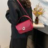 Bolsa Quadrada Pequena Estilo Western Texchy 2025 Outono e Inverno Nova Moda Simples Casual Bolsa de Selim Bolsa de Ombro Transversal para o Dia a Dia
