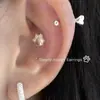 Uña de Hueso de Oreja de Garra de Gato Linda Sentido Avanzado Diseño de Nicho Uña de Oreja de Garra Uña de Oreja Espiral Pendientes Sencillos Versátiles para Mujer