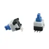 Interruptor de Bloqueo Automático 7*7 / Botón Pulsador Patch de 3 Pines sin Bloqueo Conector de Interruptor para Máquina de Burbujas Botón Desbloqueado