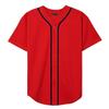 Uniforme de Baseball Americano Camisa de Baseball Personalizada Cardigã Impresso Digitalmente Camisa Casual de Botão Manga Curta