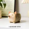 Jarrón de Gato Adornos Pequeños de Sanación Arreglo Floral Hecho a Mano Creativo Escritorio Oficina Regalo Navideño Pareja Linda