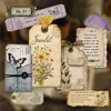 Pegatinas Retro Story Serie Etiqueta de Tiempo Vintage Desgastado Decorativas DIY para Diarios 10 Hojas 6 Diseños