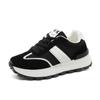 [Personalizado] J6106 Zapatos Blancos Transpirables Nuevos 2025 Primavera y Verano Casual Resistentes al Desgaste Suela Gruesa Aumenta Altura Estilo Coreano