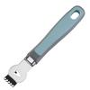 Aço inoxidável cozinha gadget utensílios de cozinha batedor de ovos escama de peixe Barbeador separador de ovos peneira de farinha clipe anti-escaldamento