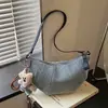 Bolso de nicho súper popular transfronterizo para mujer 2026 nuevo bolso cruzado versátil de moda bolso de hombro para axila exquisito bolso de cuerno
