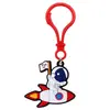 Llavero de astronauta de nave espacial de plástico colgante decoración de bolsa decoración de mochila de dibujos animados Amazon Shein transfronterizo