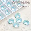 Arte para Uñas Almohada Forma Mocha Pedrería 8*10 Pedrería Iridiscente con Base Puntiaguda Pedrería de Cristal Diamantes Transparentes para Uñas Accesorios Adornos 10 Piezas