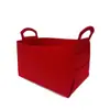 Cesta de Almacenamiento Plegable de Fieltro Transfronteriza Cesta de Almacenamiento para el Hogar Cesta de Almacenamiento para Ropa Sucia Bolsa de Almacenamiento para Libros y Juguetes