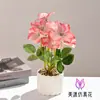 Bonsai de Magnólia com Várias Flores Artificiais para Sala de Estar Estudo Decorações de Mesa de Escritório Enfeites de Plantas Artificiais