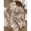 Pijama Cálido de Franela con Estampado Lindo de Dibujos Animados para Mujer Invierno 2025 Nuevo Conjunto Espeso de Forro Polar para el Hogar Invierno