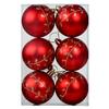 Amazon Transfronteiriça Nova Bola de Natal 6cm Formato Especial Pintada Plástico Galvanizado Conjunto de Bolas Caixa de PVC Decoração