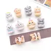 Lindo Mascota Husky Schnauzer Teddy de Resina Colgante 3D Pulsera DIY Collar Accesorios de Joyería Dijes