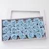 Flor de Jabón de Cinco Capas Cabeza de Rosa Base de Jabón Flor de Jabón Spray Color Agua Flor Arte Fábrica Atrezzo de Decoración de Boda para Fiesta de Cumpleaños