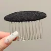 Pente ondulado invertido de acetato para mulheres, novo modelo 2026, pente para dar volume alto na coroa, presilha para franja, ferramenta para arrumar o cabelo, acessório de cabelo