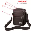 Comércio Exterior Transfronteiriço Bolsa de Ombro Masculina Bolsa Transversal de Tecido Oxford Impermeável Casual Moda Multi-camadas Zíper Grande Capacidade Cabelo