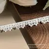 Em estoque Novo Lolita Bordado Solúvel Em Água Lace Leite Seda Único Lado Flor Onda Lace Lace Código De Barras