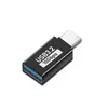 Adaptador Codo Tipo U Otg Cruzado Tipo-C a Usb3.2 10Gb Ratón Teclado Memoria USB 120W Teléfono Móvil Aleación de Zinc