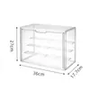 Estante de exhibición de almacenamiento de caja sorpresa, caja acrílica, marco para figura de modelo, muñeco de bloques de construcción, gabinete de caja transparente de burbujas, tapete de pared