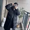 Versión de Alta Gama de Putian de la Misma Chaqueta Acolchada que Shin Min-Ah, Chaqueta Puffer Larga Cálida Extra de Plumas de Ganso, Abrigo para Pareja Nc
