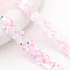 Línea Adhesiva de Lentejuelas con Forma de Corazón y Pentagrama Tira de Pedrería Cinta de Doble Cara Autoadhesiva Accesorios de Pedrería Hechos a Mano de Cristal Cinta de Pedrería de Resina Venta al por Mayor