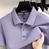 100% Algodón Merceizado Alta Calidad Para Hombre Uso Diario Lugar de Trabajo Serie Multicolor En Stock Joven y de Edad Media Versátil Camiseta Básica Top Verano