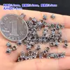 Plata de Ley S925 Cuentas Espaciadoras de Flor Pequeña Retro Pulsera de Cristal Seiko Pulsera Trenzada Pulsera Collar Accesorios DIY Hechos a Mano