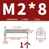 Tornillos de Cabeza Plana Delgada niquelados, de Forma Delgada, de Borde Delgado, Cabeza Plana Grande, Cabeza Plana Negra, Tornillos Phillips, Cabeza Plana M2M3M4M5M6