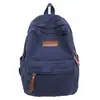 Mochila de Lona Lavada Estilo Nuevo para Mujer, Nicho de Preparatoria y Secundaria Estilo Ins Japonés Simple de Gran Capacidad Mochila de Moda