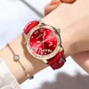 Novo relógio mecânico de luxo cravejado de diamantes para mulheres, totalmente automático, à prova d'água, com luz noturna, relógio mecânico de marca da moda para mulheres, disponível para atacado