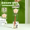 Presente Criativo para o Dia do Professor: Buquê de girassol de crochê com caneta vermelha, produto acabado para jardim de infância, presente para professores homens e mulheres