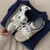 Zapatos Blancos de Malla con Cabeza de Mango para Mujer Transpirables Zapatos de Mujer 2025 Verano Nuevo Ins Versátil de Nicho Casual