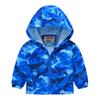 Novo Casaco Fino Coreano para Meninos e Meninas Jaqueta Casaco Infantil Casual Estampada com Capuz Primavera e Outono Novo
